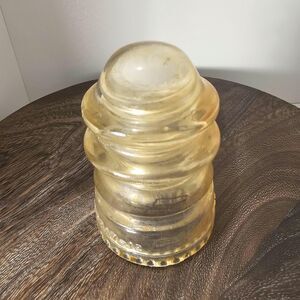 Authentic 1950 Armstrong Gray No. 12 Glass Insulator – June 1950 Date Code